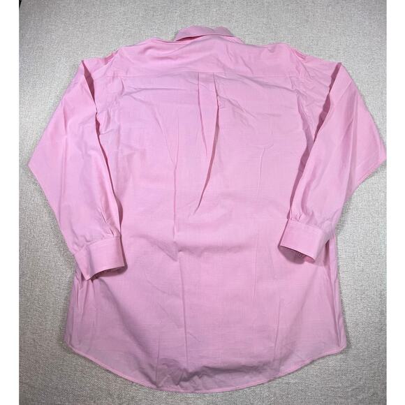 Gitman Bros. Men Large Pink Plaid Long Sleeve Button Front Preppy Collared Shirt - Picture 2 of 8